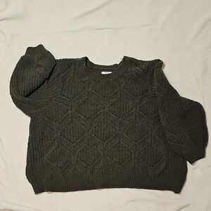 Maurices Olive Green Knit Sweater